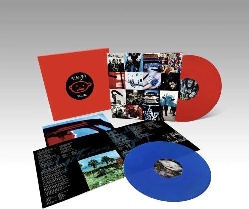 U2 Achtung Baby - Red & Blue Vinyl - 'Nude Adam' Cover Art